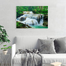 Charger l&#39;image dans la galerie, Cascade - peinture en diamant complet - 30x40cm
