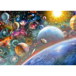 Univers - peinture diamant pleine - 40x30cm