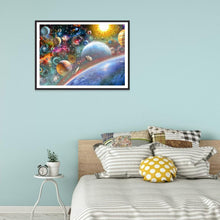 Charger l&#39;image dans la galerie, Univers - peinture diamant pleine - 40x30cm
