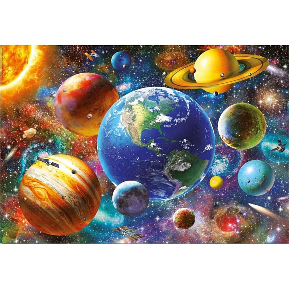 Univers - peinture diamant pleine - 40x30cm