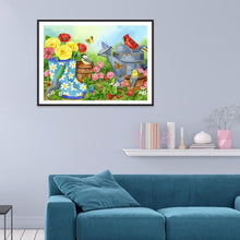 Charger l&#39;image dans la galerie, Oiseau debout - peinture complète de diamant - 40x30cm
