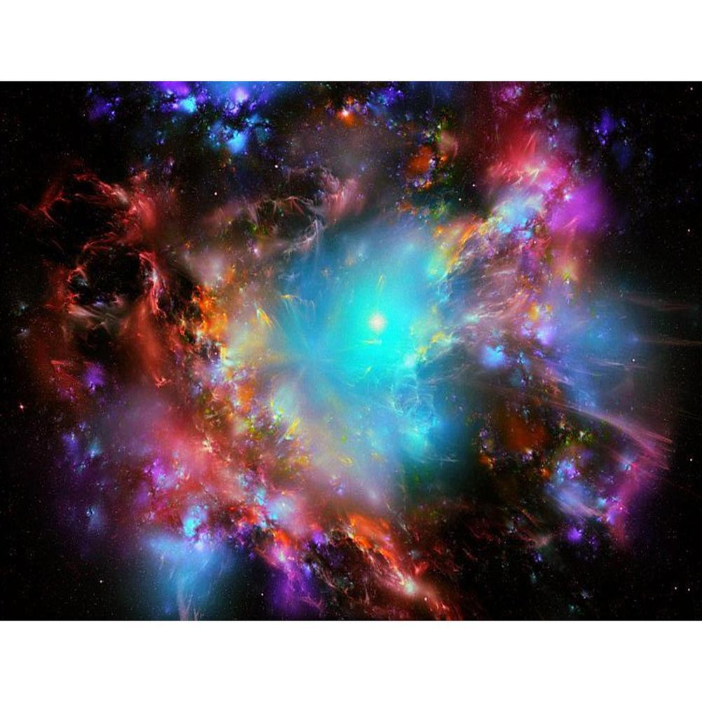 Univers magnifique - peinture diamant pleine - 40x30cm