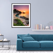 Charger l&#39;image dans la galerie, Bord de mer facile - peinture en diamant complet - 30x40cm
