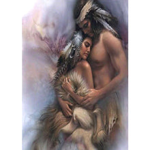 Charger l&#39;image dans la galerie, Couples de point de croix - peinture complète de diamant - 30x40cm
