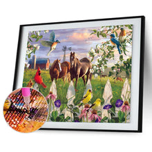 Charger l&#39;image dans la galerie, Prairie de cheval - peinture complète de diamant - 30x40cm
