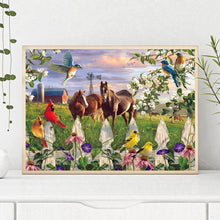Charger l&#39;image dans la galerie, Prairie de cheval - peinture complète de diamant - 30x40cm
