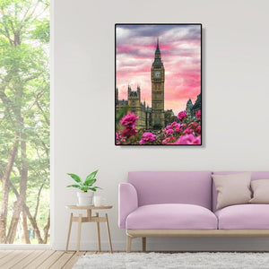 Big ben - peinture en diamant complet - 30x40cm