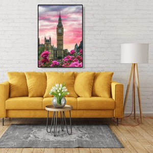 Big ben - peinture en diamant complet - 30x40cm