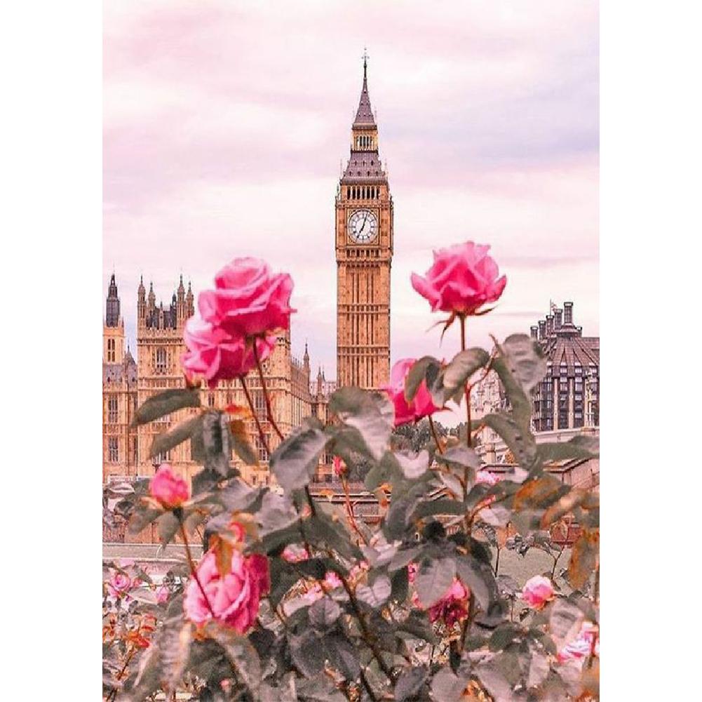 Big ben - peinture en diamant complet - 30x40cm