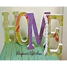 Charger l&#39;image dans la galerie, Ensemble de lettres rondes - peinture en diamant complet - 40x30cm
