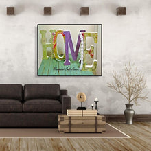 Charger l&#39;image dans la galerie, Ensemble de lettres rondes - peinture en diamant complet - 40x30cm
