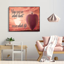 Charger l&#39;image dans la galerie, Full heartset - peinture en diamant complet - 40x30cm
