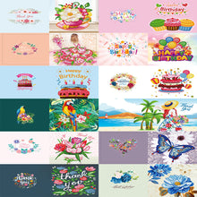 Charger l&#39;image dans la galerie, 12pcs/Set-Birthday-Diamond Cartes de voeux
