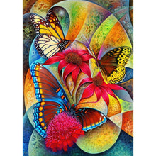 Charger l&#39;image dans la galerie, Papillon - peinture en diamant complet - 30x40cm
