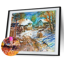 Charger l&#39;image dans la galerie, Village de point de croix - peinture complète de diamant - 30x40cm
