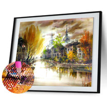 Charger l&#39;image dans la galerie, Pont d’arc de point de croix - peinture complète de diamant - 30x40cm
