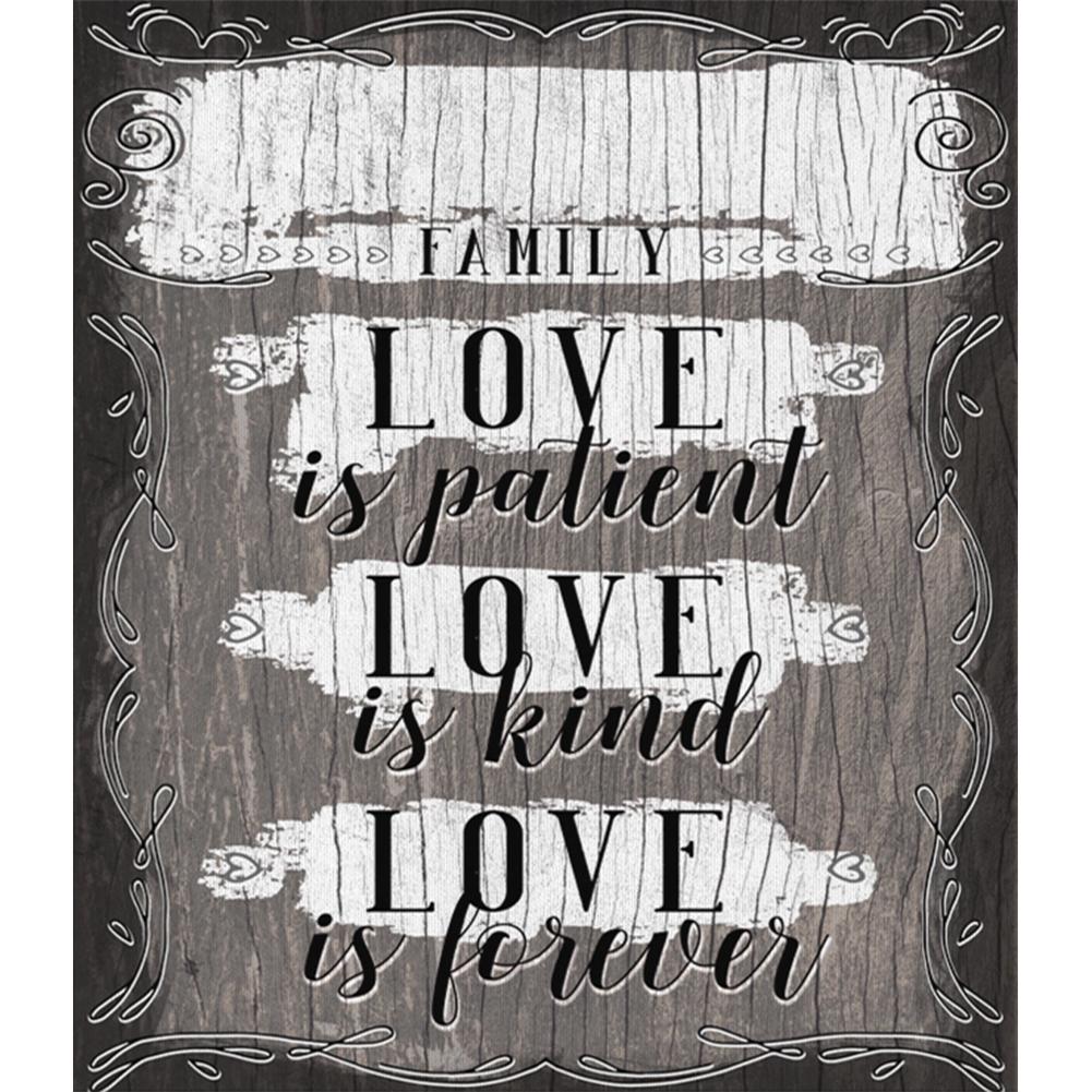 Lettre - peinture en diamant complet - 30x35cm