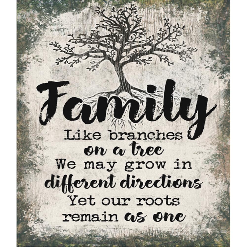 Lettre - peinture en diamant complet - 30x35cm