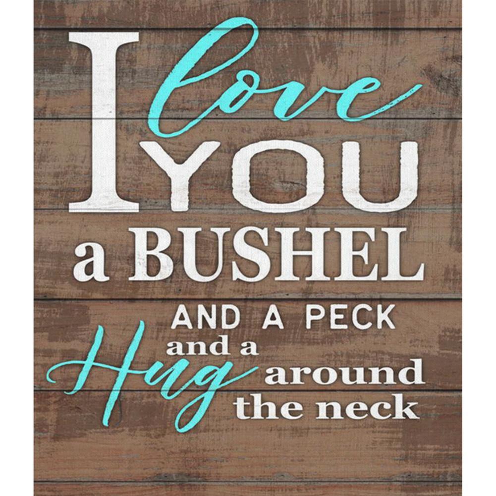 Lettre - peinture en diamant complet - 30x35cm