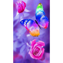Charger l&#39;image dans la galerie, Papillon - peinture en diamant complet - 30x48cm

