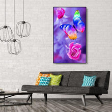 Charger l&#39;image dans la galerie, Papillon - peinture en diamant complet - 30x48cm
