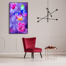 Charger l&#39;image dans la galerie, Papillon - peinture en diamant complet - 30x48cm
