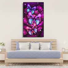 Charger l&#39;image dans la galerie, Papillon - peinture en diamant complet - 30x48cm

