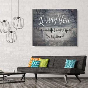Word - diamant rond complet - 35x30cm