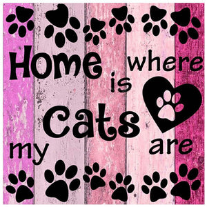 CatsSet - peinture en diamant complet - 30x30cm