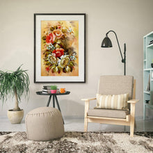 Charger l&#39;image dans la galerie, Fleurs rétro - peinture en diamant complet - 40x30cm
