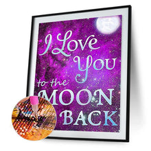 Charger l&#39;image dans la galerie, Loveset violet - peinture en diamant complet - 40x30cm
