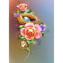 Charger l&#39;image dans la galerie, Fleur intelligente - peinture en diamant complet - 40x30cm
