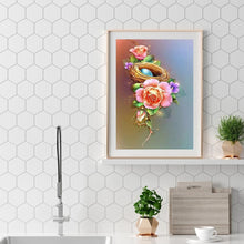 Charger l&#39;image dans la galerie, Fleur intelligente - peinture en diamant complet - 40x30cm
