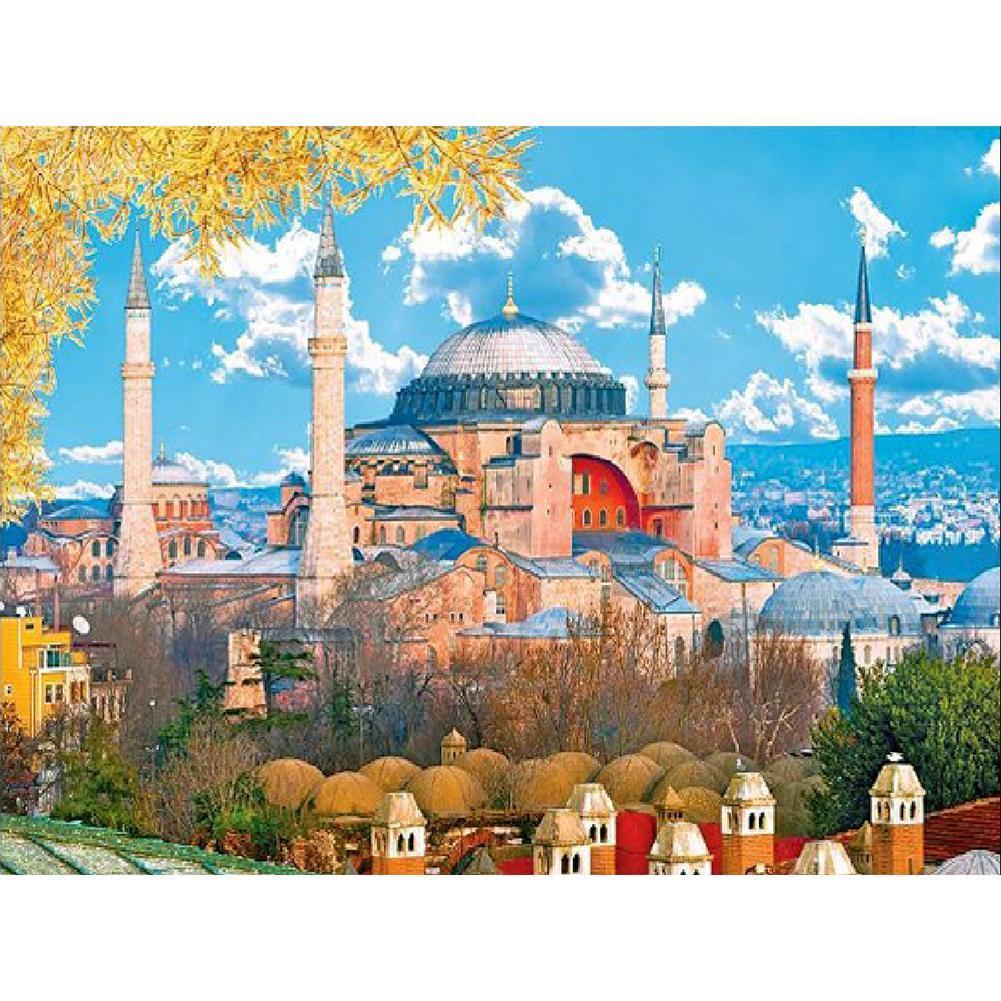 Paysage célèbre - peinture en diamant complet - 45x35cm