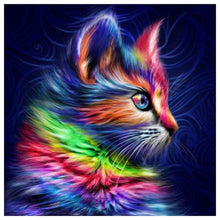 Charger l&#39;image dans la galerie, Catpicture complète - peinture en diamant complet - 30x30cm
