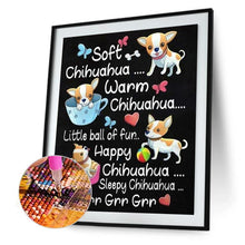 Charger l&#39;image dans la galerie, Kawaii chiens - peinture diamant complet - 40x50cm

