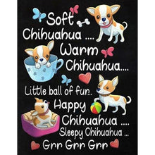 Charger l&#39;image dans la galerie, Kawaii chiens - peinture diamant complet - 40x50cm
