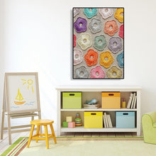 Charger l&#39;image dans la galerie, Fleur de couture complète - peinture en diamant complet - 30x40cm
