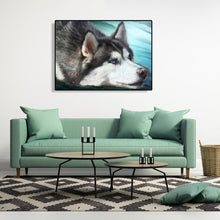Charger l&#39;image dans la galerie, Headpictures de chien - peinture complète de diamant - 40x30cm
