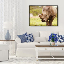 Charger l&#39;image dans la galerie, Rhinoceros - peinture en diamant complet - 40x30cm
