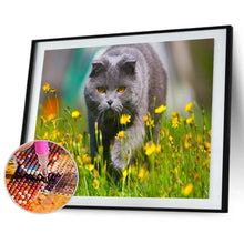 Charger l&#39;image dans la galerie, Walking catanimal - peinture diamant pleine - 40x30cm
