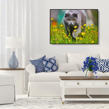 Charger l&#39;image dans la galerie, Walking catanimal - peinture diamant pleine - 40x30cm
