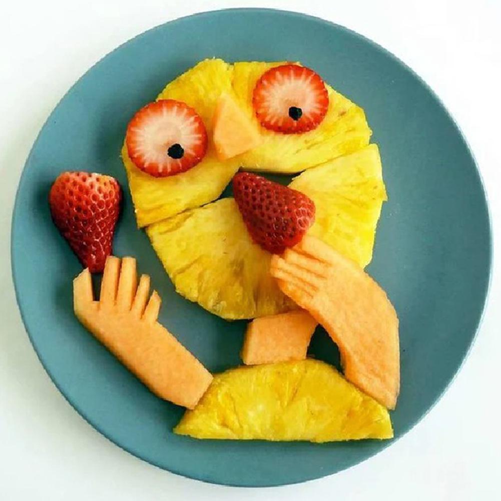 Assiette de fruits - peinture en diamant complet - 30x30cm