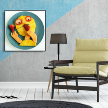 Charger l&#39;image dans la galerie, Assiette de fruits - peinture en diamant complet - 30x30cm
