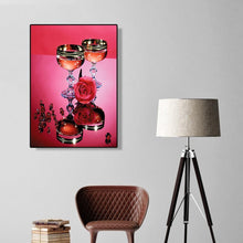 Charger l&#39;image dans la galerie, Fleur - peinture en diamant complet - 30x40cm
