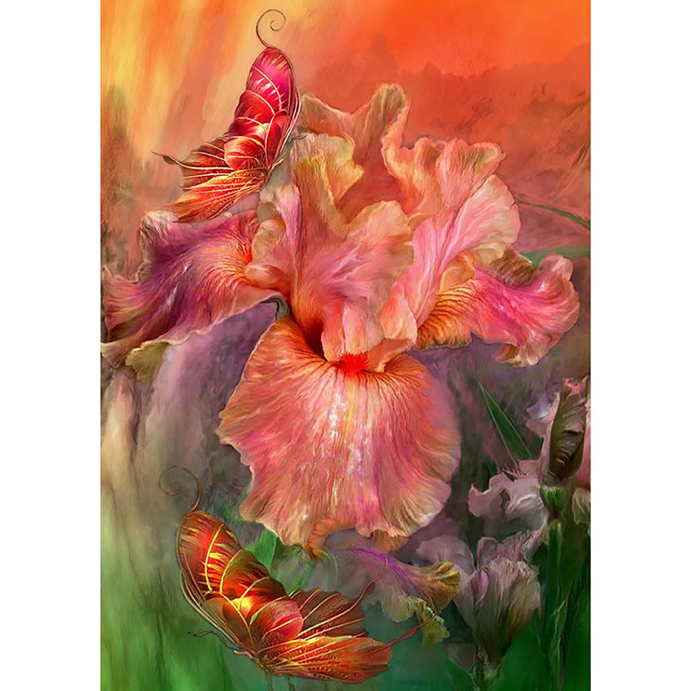 Plein deux butterflyresins - peinture diamant pleine - 30x40cm