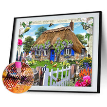 Charger l&#39;image dans la galerie, Mosaïques mur de maison rural - peinture complète de diamant - 30x40cm

