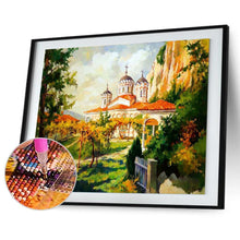 Charger l&#39;image dans la galerie, Paysage de bâtiment - peinture complète de diamant - 30x40cm
