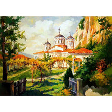 Charger l&#39;image dans la galerie, Paysage de bâtiment - peinture complète de diamant - 30x40cm
