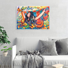 Charger l&#39;image dans la galerie, Papillons et beauté - peinture diamant pleine - 30x40cm
